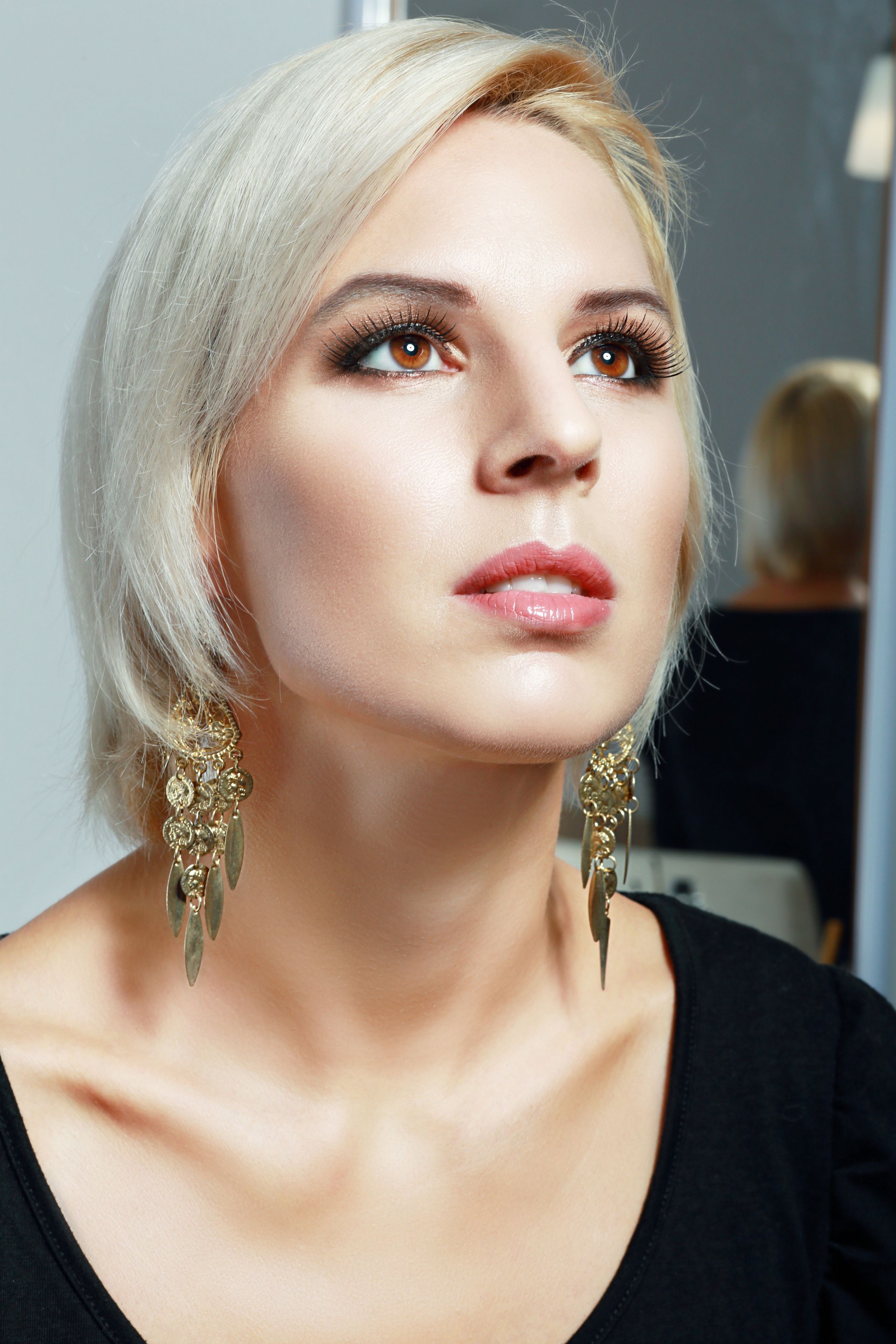 young blond woman